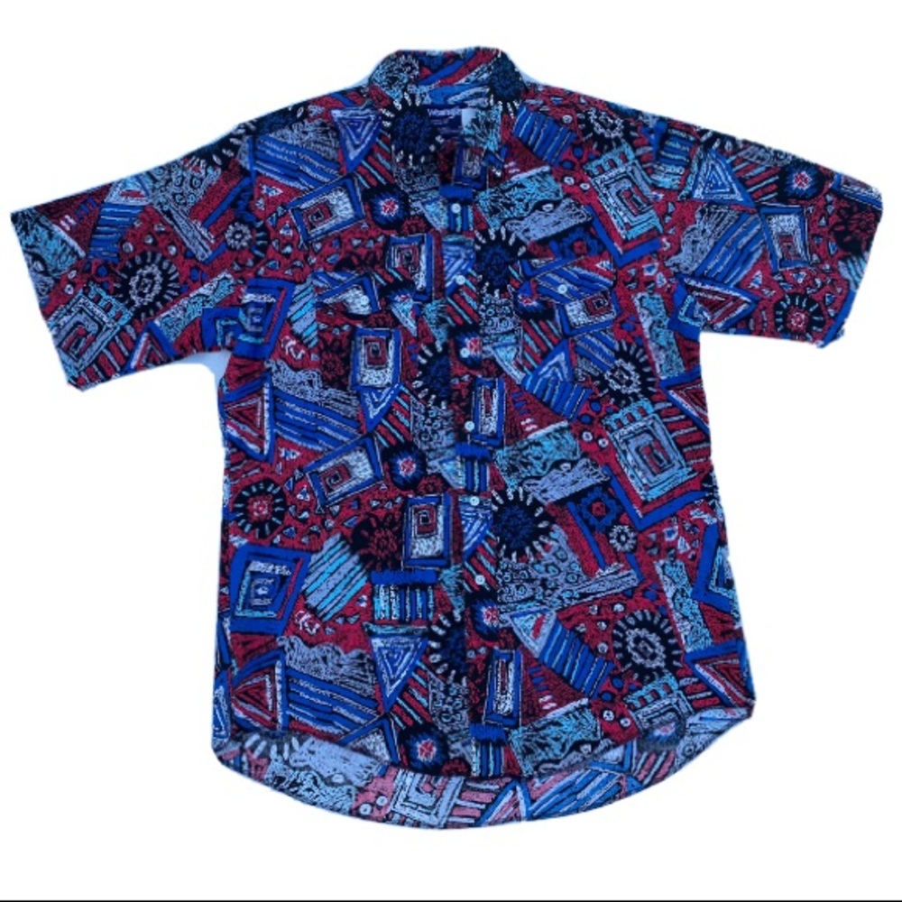 Vintage Wrangler Cowboy Cut X-Long Tails Single Needle Button Up Shirt XL